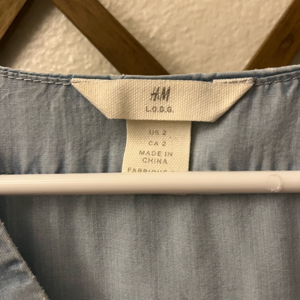 Chambray shift dress